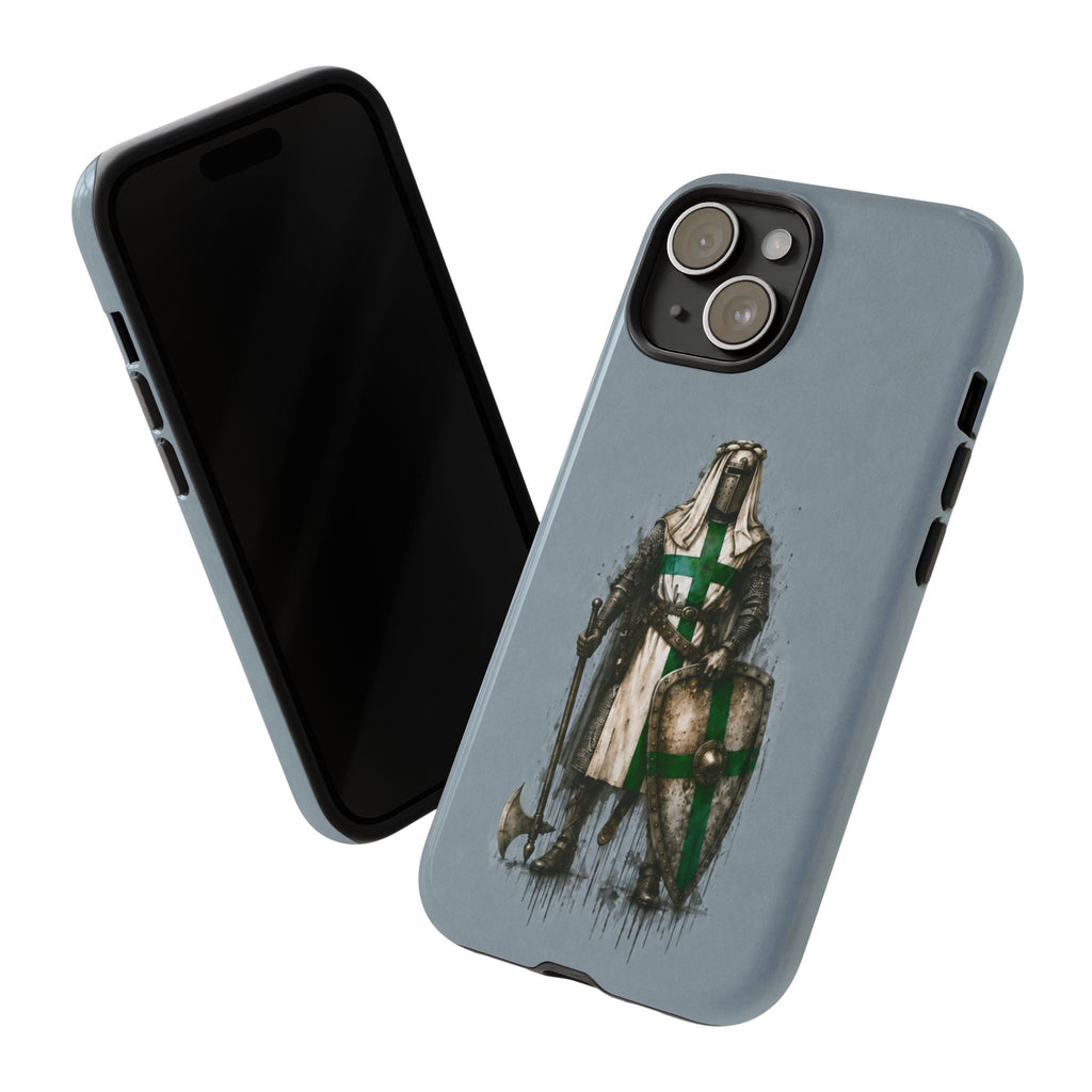 Knight Of The Order Of Saint Lazarus Phone Case | Faded Steel Blue