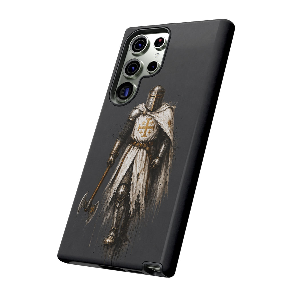 Knight Of The Kingdom Of Jerusalem Phone Case | Charcoal Grey
