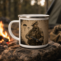 SAS Special Forces Enamel Mug | Vintage Military Camping Mug