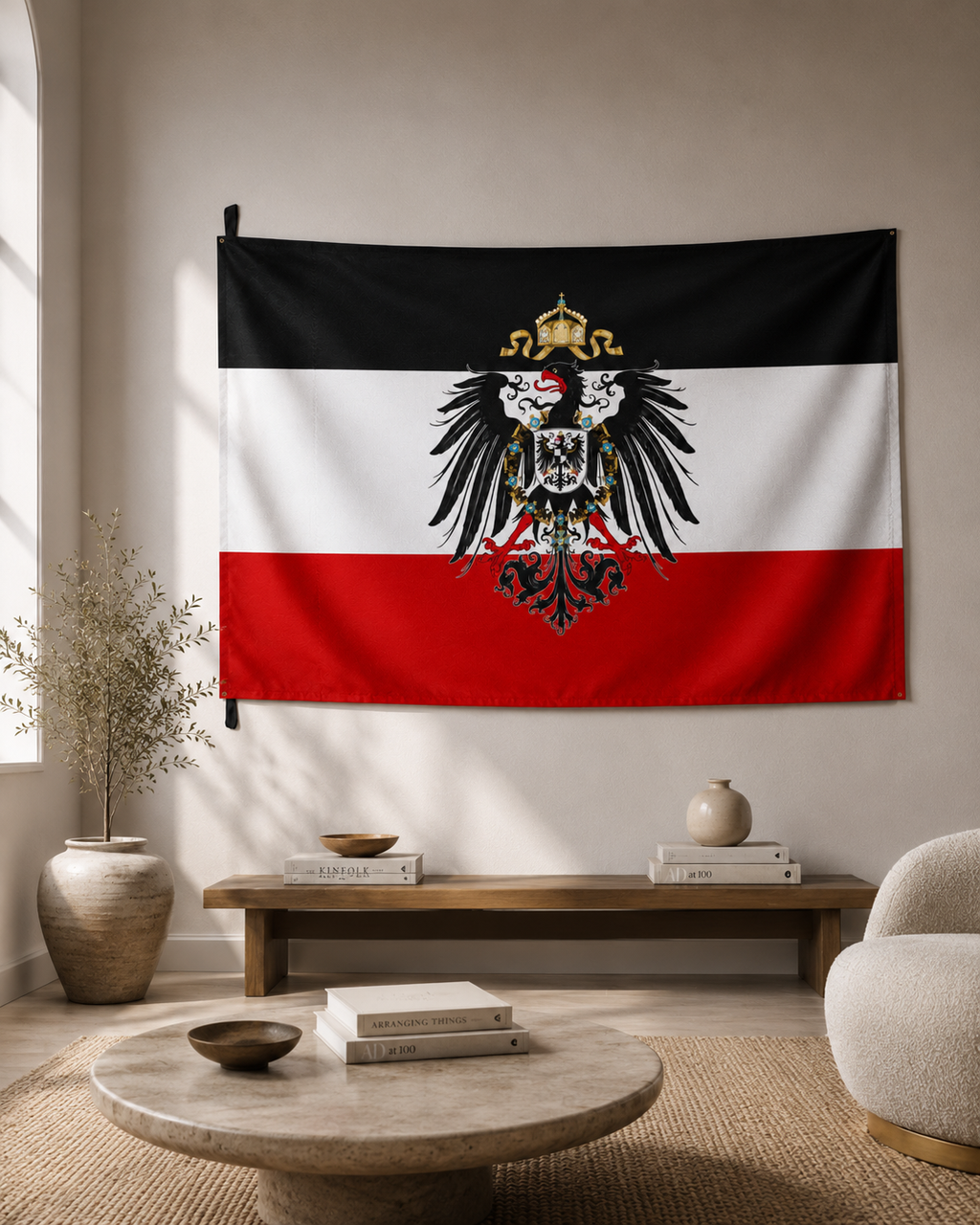 German Imperial Flag (1871–1918) – Double-Sided Kaiserreich Black-White-Red Historical Flag