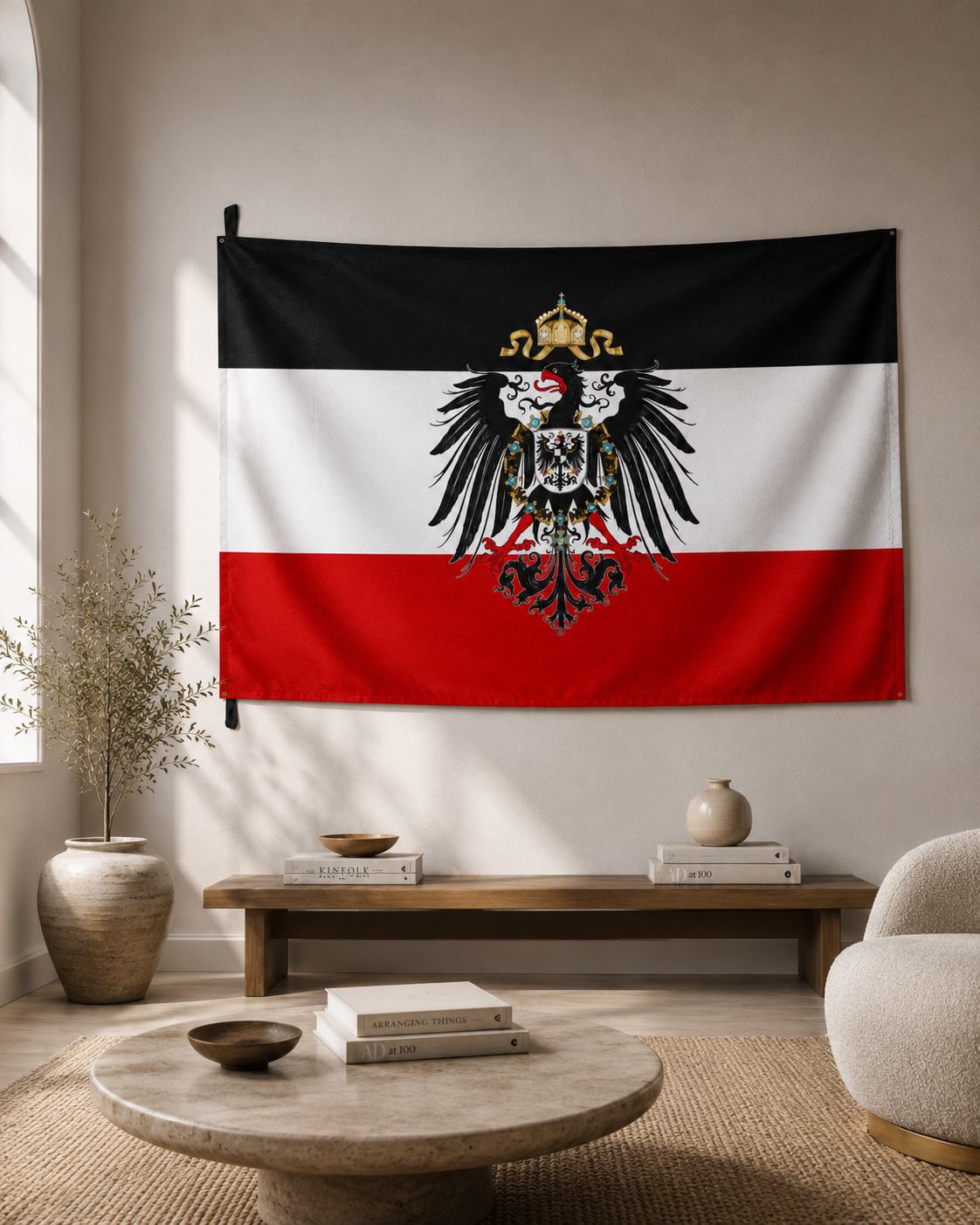 German Imperial Flag (1871–1918) – Double-Sided Kaiserreich Black-White-Red Historical Flag