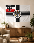 Imperial German Naval War Ensign (WWI, pre-1918) – Double-Sided Historical Reproduction Flag