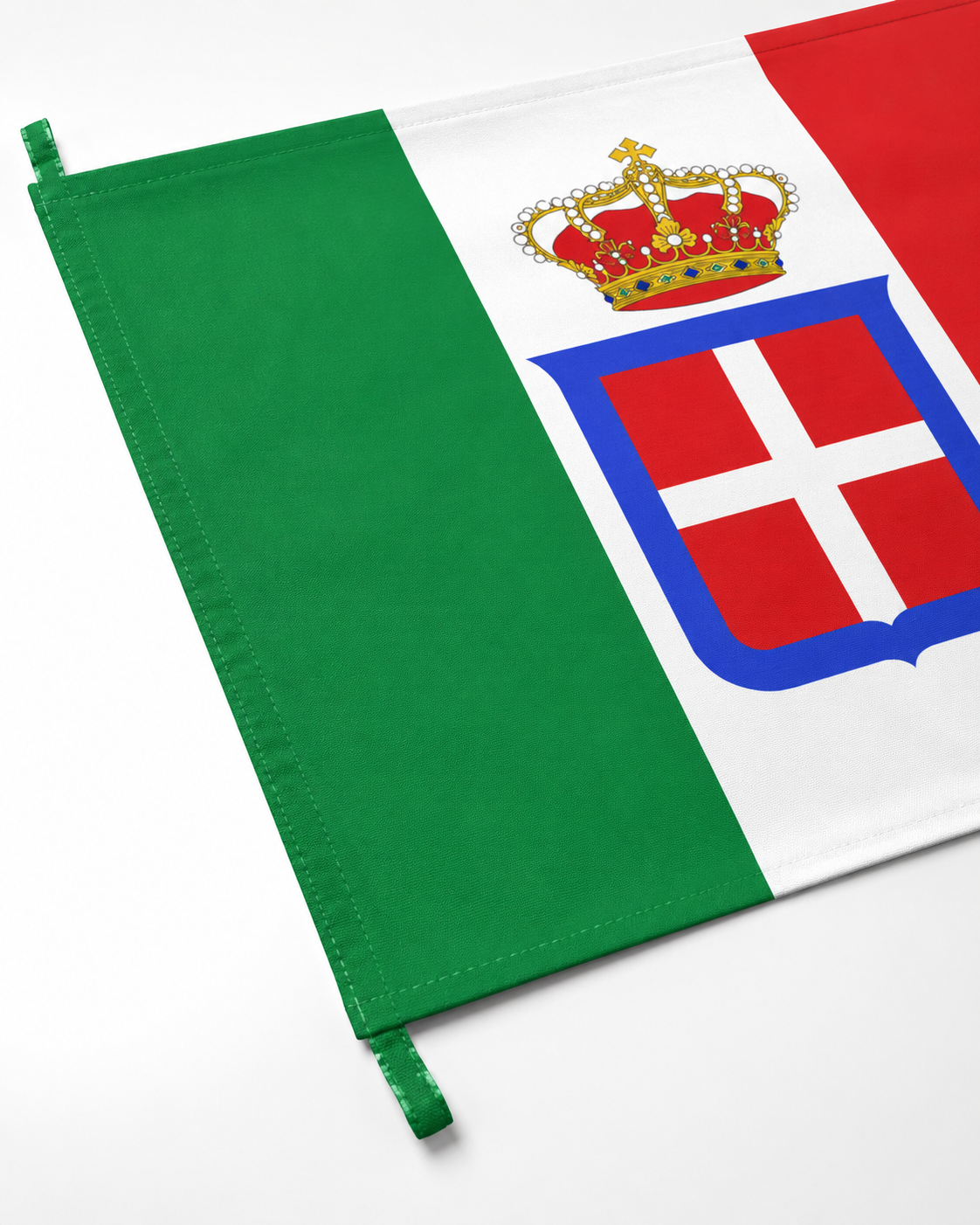 Kingdom of Italy Flag (1861–1946) – Double-Sided Savoy Royal Italian Historical Flag