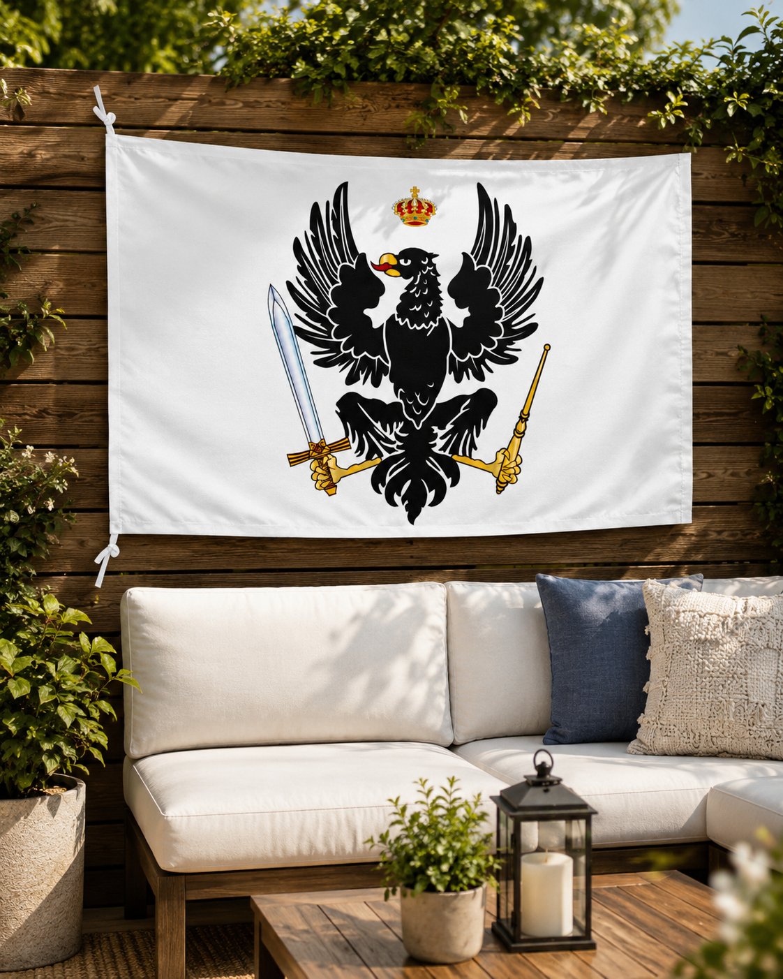 Kingdom of Prussia Flag – Double-Sided Prussian Black Eagle Historical Flag